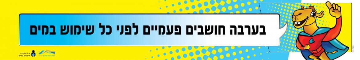 פלייר חסכון במים